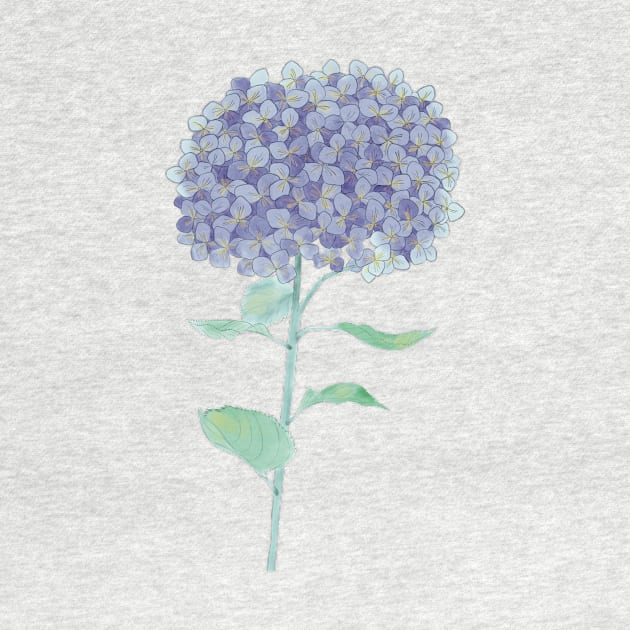 Hydrangea watercolor by Designs by Twilight